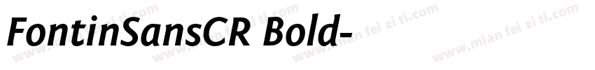 FontinSansCR Bold字体转换